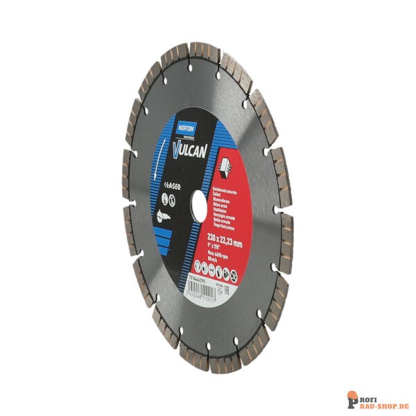 nortonschleifmittel/NORTON_schleifmittel_70184643395 Diamond Blade Norton Vulcan TURBO LASER 23x22.23 1x2.6_150922